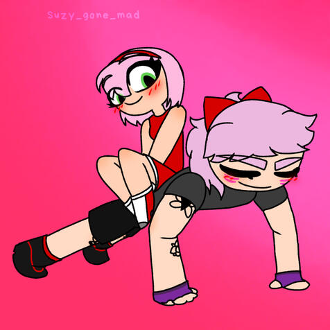 Full body coloured 2 characters